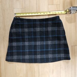 Uniqlo plaid mini skirt